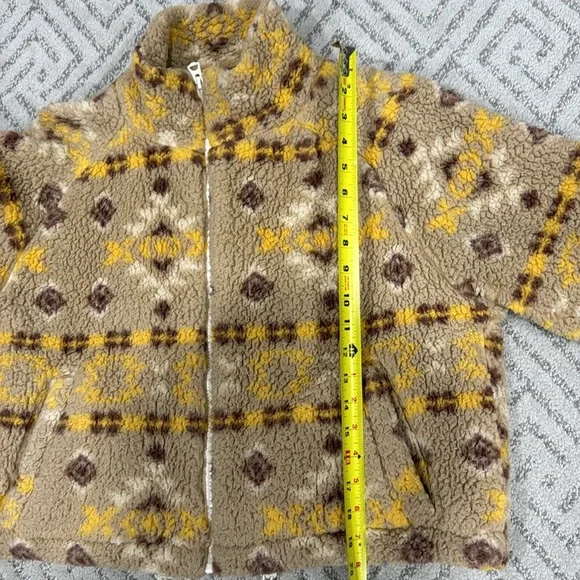 Love Tree Aztec Sherpa Jacket -size S - Picture 6 of 7